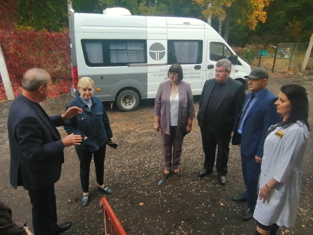 Поезд "Забота" в Ржаксинском округе